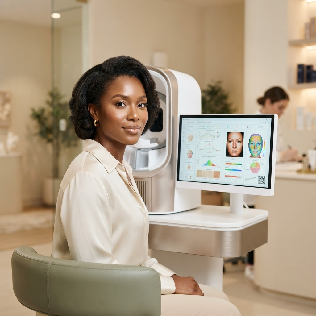 Digital skin analysis at Brimstone Medical