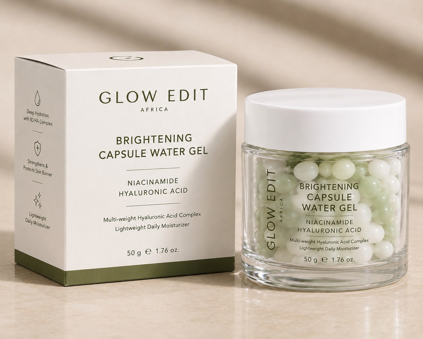 Glow Edit Brightening Capsule Water Gel Moisturiser (50 g)